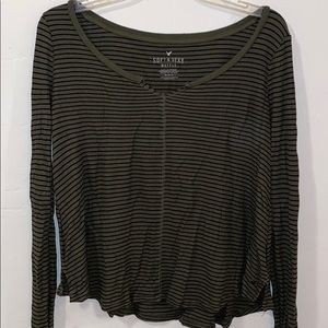 American Eagle Waffle Knit Sweater